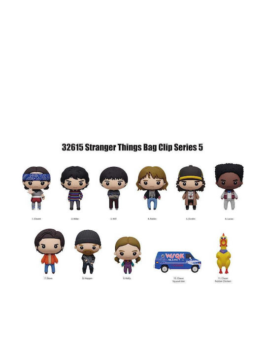 Stranger Things 3D Schaumstoff Taschen Clips Serie 5 Anzeige 24