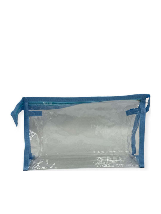 Transparent Toiletry Bag 25x15cm 4 Colours Fuchsia
