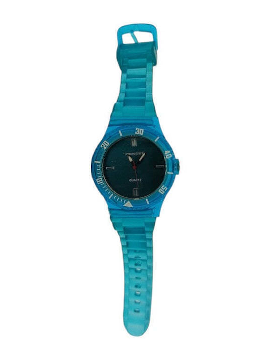 Women's Watch 40mm Battery with Yellow Rubber Strap
