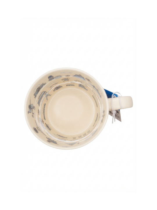 Acropolis & Evzone Ceramic Brown Mug
