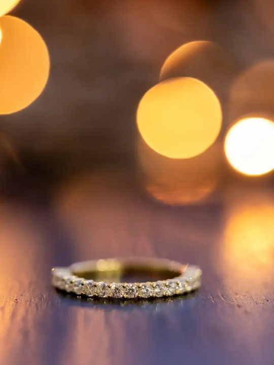 Women's Ring with Zircon from 9K Gold