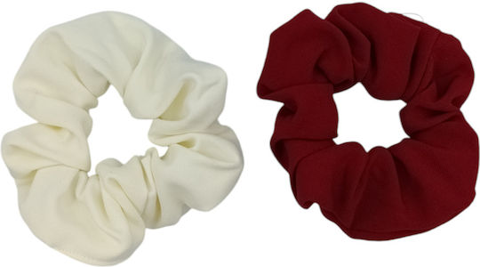 Elastice de Păr Din Material Textil 2 Bucăți (Selecție Aleatorie)