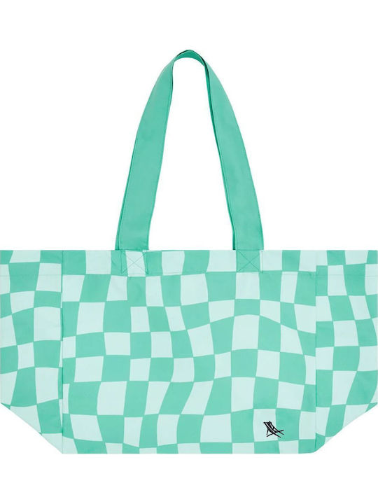 Fabric Beige Beach Bag