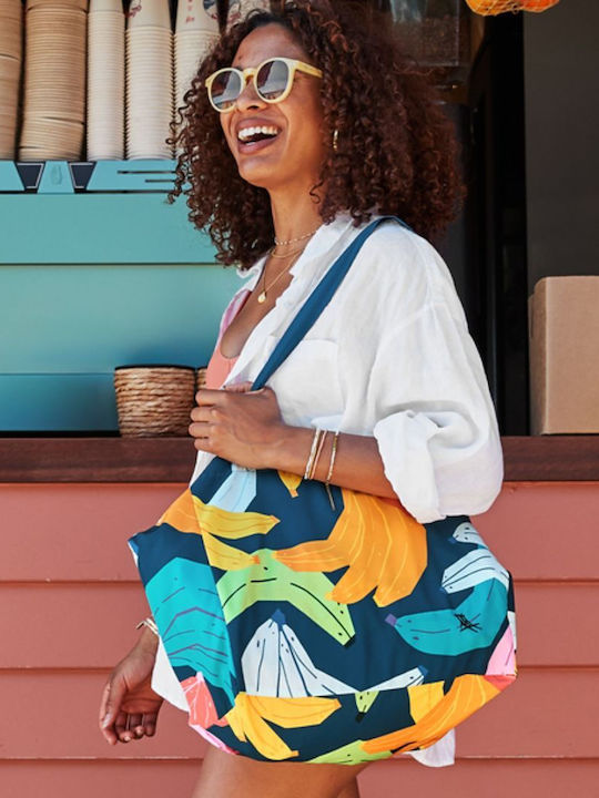 Fabric Beach Bag Beige