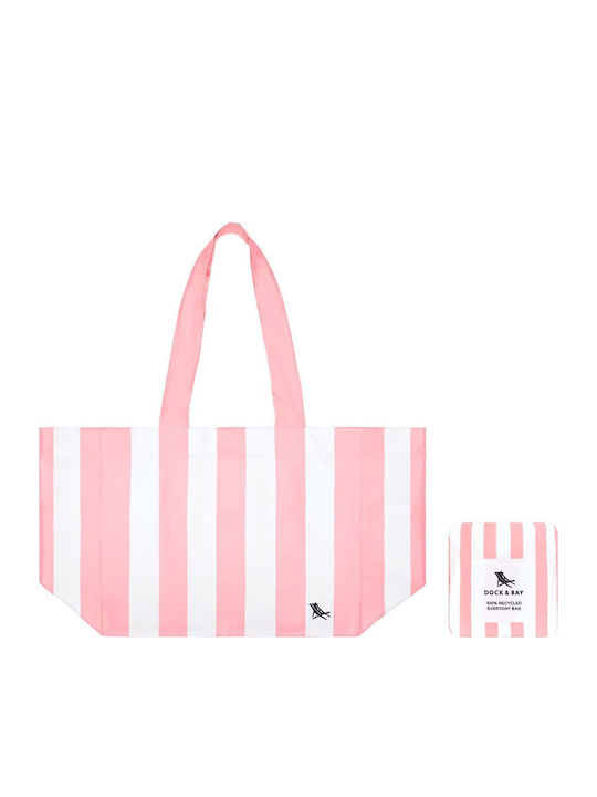 Fabric Beige Beach Bag