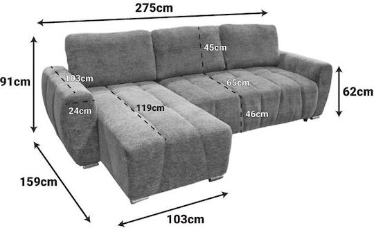 Pakketo Loose Wohnzimmer-Set 3 Stück