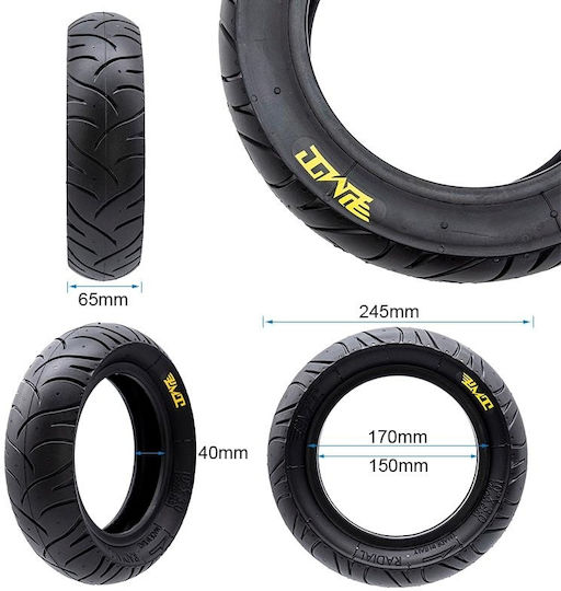 Гума PMT Tubeless Radial Tire E-fire 75/250-6 10x3-6