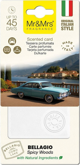 Αρωματική Κάρτα Bellagio White La Dolce Vita Mr&mrs Fragrance