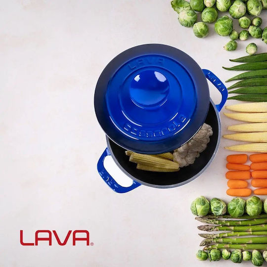 Lava Experience Βαθιά Κατσαρόλα από Μαντέμι 4.9lt /