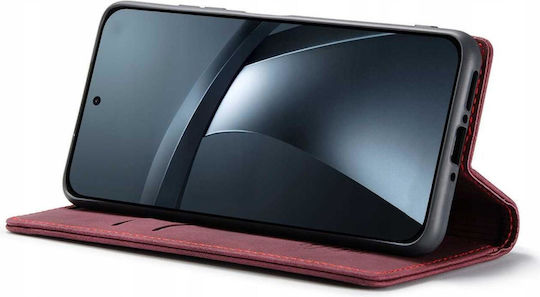 Spacecase Leather Wallet Red (Xiaomi 17T Pro)