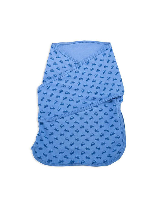 Blisssnug Swaddle Blanket Cotton Blue