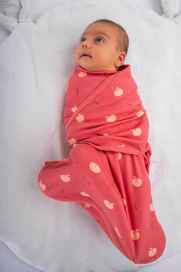 Blisssnug Одеяло За Пелени Памучно Розово