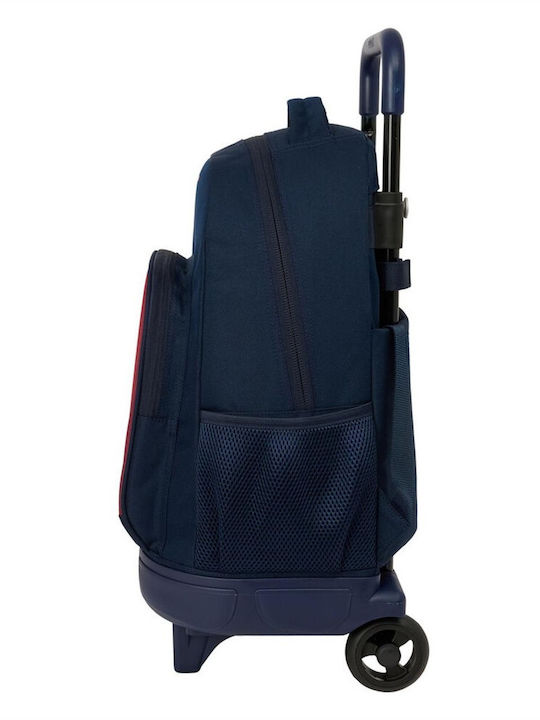 Safta F.c Schulranzen Trolley mit Flaschenhalter