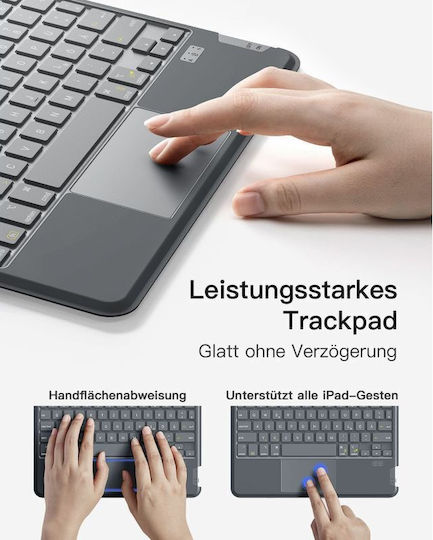 Inateck Flip Cover with Keyboard Grey (iPad 11)