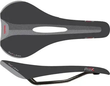 Pro-X Седло за велосипед Черно 277 x 145 mm