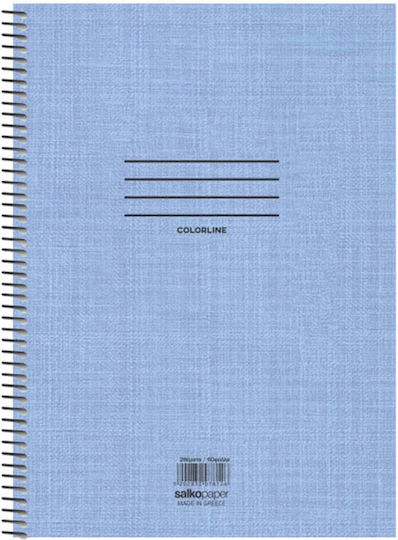 Salko Paper Spiral Ruled Notebook B5 5 Subjects Colorline