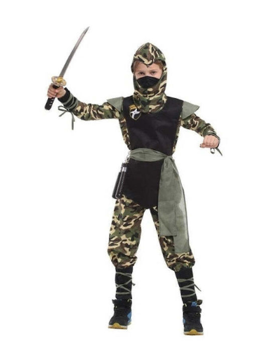 Kinderkostüm für Karneval Ninja-Tarnung Kinderkostüm für Karneval Ninja-Tarnung