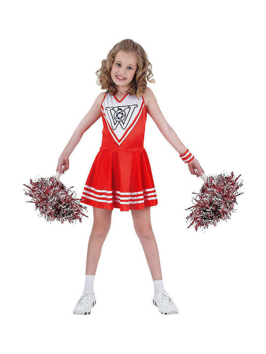 Karneval Kinderkostüm Cheerleader-Kleid