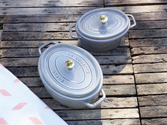 Staub Γάστρα Οβάλ Μαντεμένια 6lt