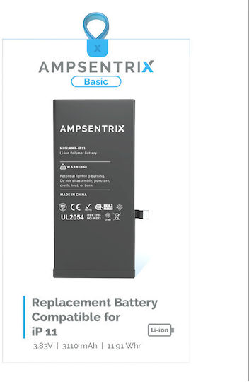 Ersatzbatterie iPhone 11 Ampsentrix Basic