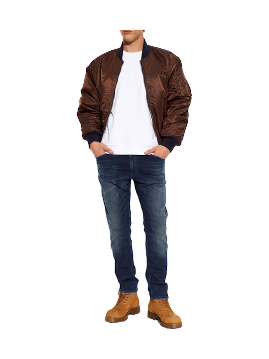 Men's Stretch Blue Jeans Pants
