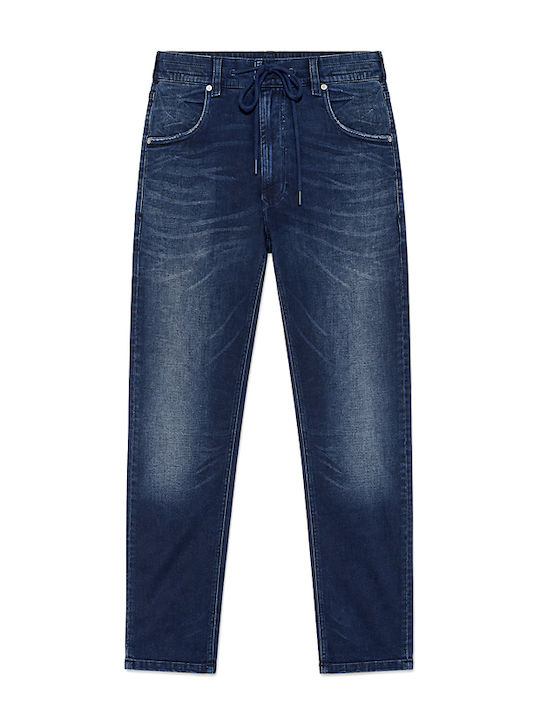 Men's Stretch Blue Jeans Pants