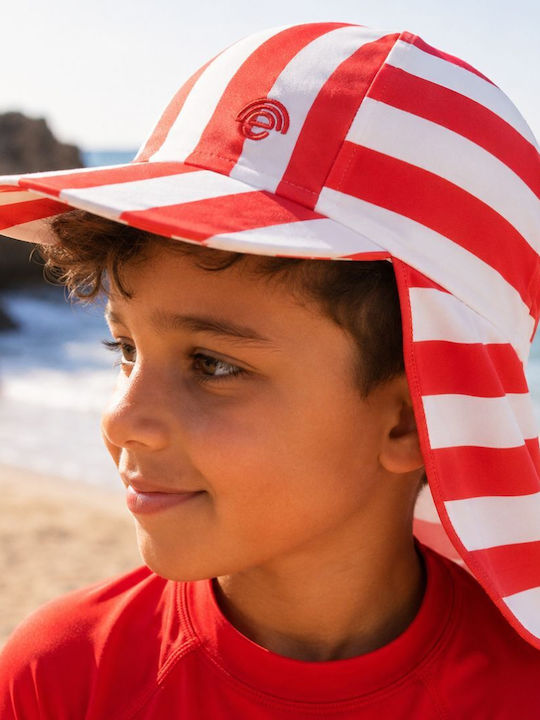 Swim Essentials Παιδικό Καπέλο Υφασμάτινο Αντηλιακό Κόκκινο