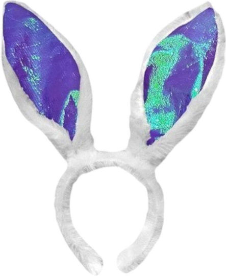 Karnevalsaccessoires Stirnband Hellblau