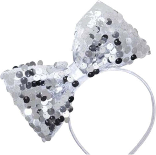 Carnival Accessories Silver Headband with Sequins