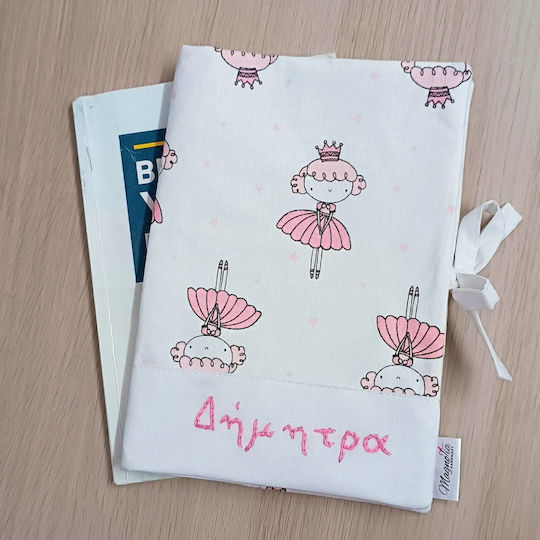 Magnolia Handmade Χειροποίητη Θήκη Βιβλιαρίου Υγείας Μωρού για Κορίτσι