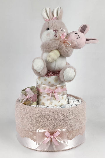 Dama Koupa Χειροποίητο Diaper Cake για Κορίτσι