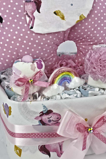 Dama Koupa Χειροποίητο Diaper Cake για Κορίτσι