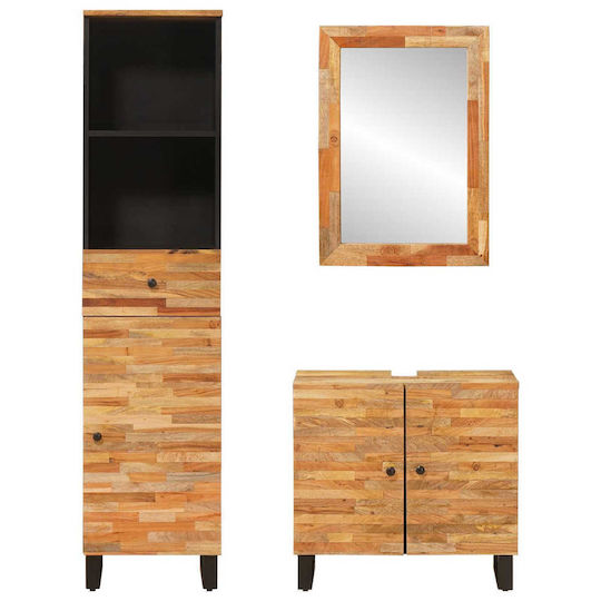 vidaXL Countertop without Sink with Mirror Coffee