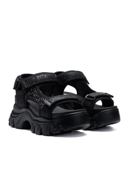 Women's Sandals Flatforms Black