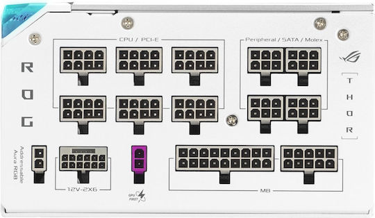 Asus ROG Thor 1200P3 1200W White Power Supply Full Modular 80 Plus Platinum