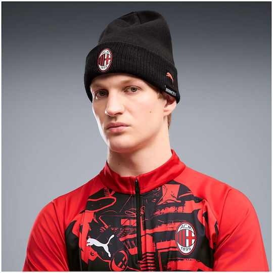 Unisex Beanie Strickmütze in Roter Farbe