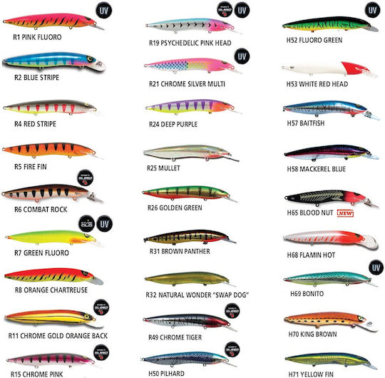 Momeli Artificiale Halco Sorcerer 150 15 Cm 30 Gr 1356 Neagră Fluorescentă