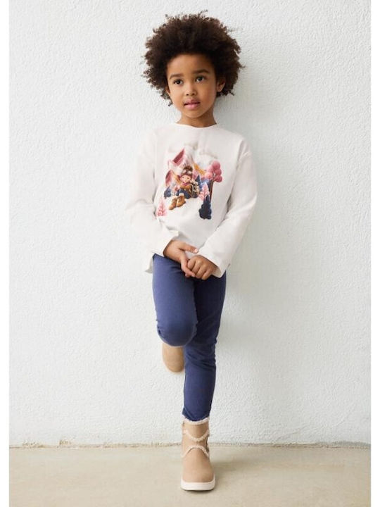 Kids Set with Leggings Summer 3 Pieces Blue