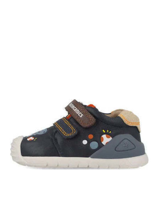 Kids Sneakers Anatomic with Hoop & Loop Closure Blue