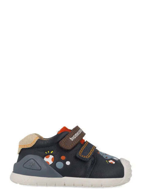 Kids Sneakers Anatomic with Hoop & Loop Closure Blue