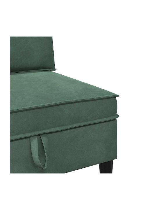Velvet Armchair Blue 70x70x82cm