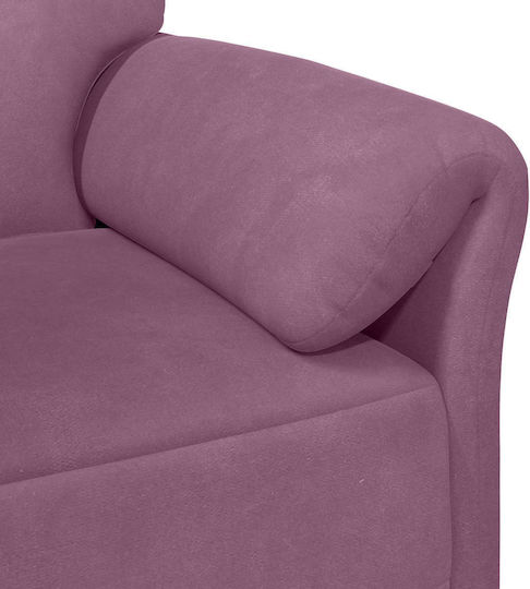 Polițronă Velur Violet 88x83x95cm