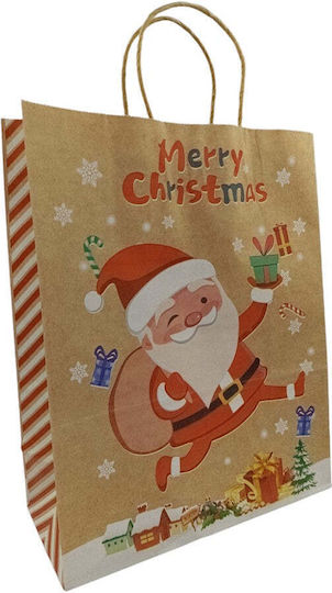 Papier Weihnachtsgeschenkverpackung Tasche für Geschenk 21x8x15cm Verschiedene Farben