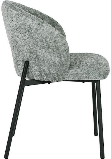 Dining Room Metallic Green Chairs 2 Pieces 59x57x82cm