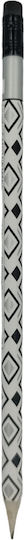 Yalong Pencil Black and White Rhombus HB 1 Piece