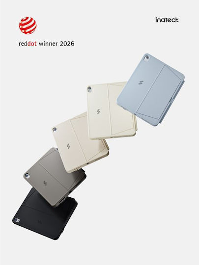 Inateck Acetouch Detachable Bluetooth Keyboard Case Ipad 11" Qwerty Grey