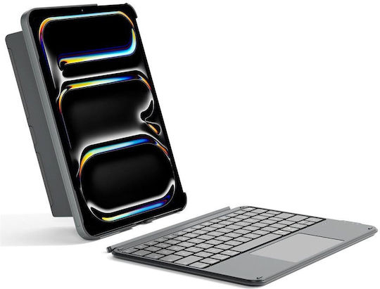 Inateck Ace Touch Tastatur-Hülle Ipad Pro 11 Zoll Qwertz Grau