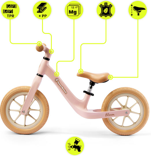 HyperMotion Kids Balance Bike Pink