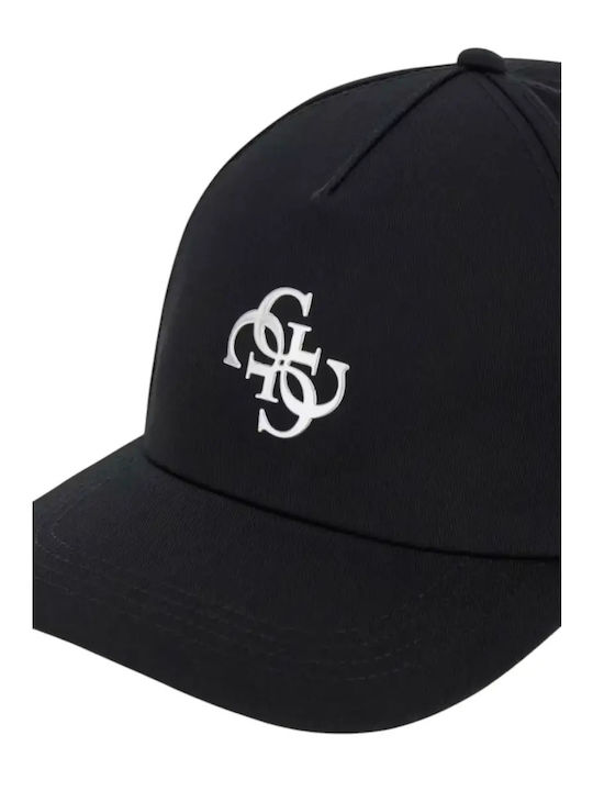 Guess Καπέλο Woven Baseball Cap Am9662cot01-bla Μαύρο