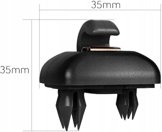 2x Audi Halter A4 B6 B7 B8 B9 Hakenabdeckung Schwarz